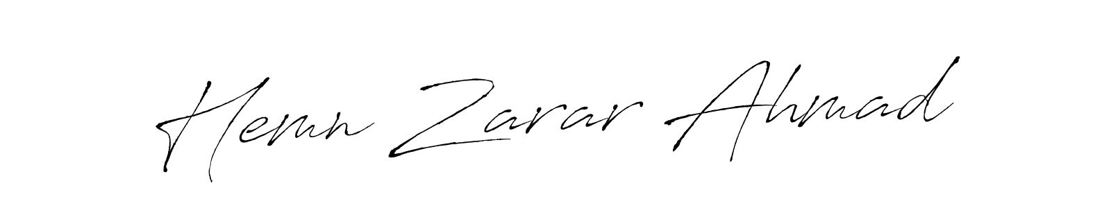 It looks lik you need a new signature style for name Hemn Zarar Ahmad. Design unique handwritten (Antro_Vectra) signature with our free signature maker in just a few clicks. Hemn Zarar Ahmad signature style 6 images and pictures png